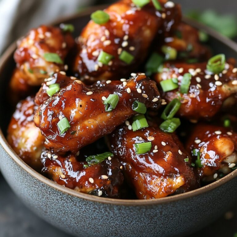 Alitas de pollo BBQ ahumadas para banquetes en el patio trasero