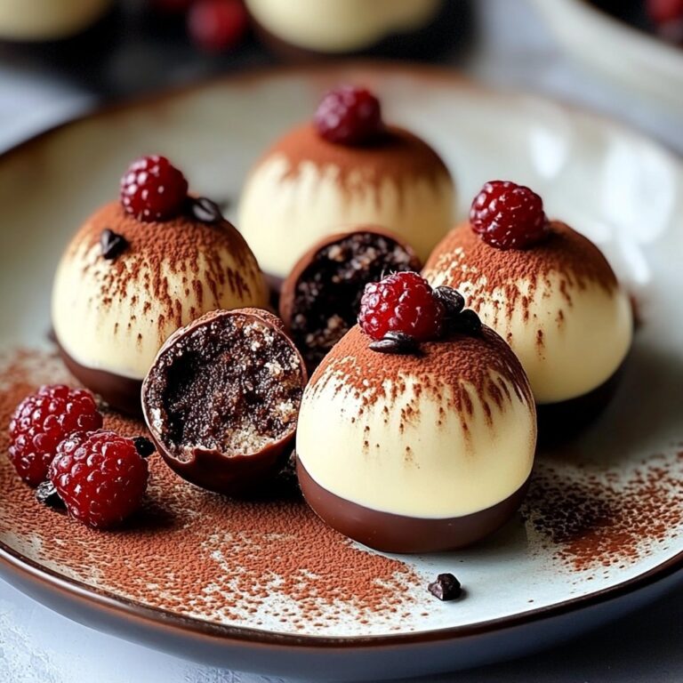 trufas de tiramisú