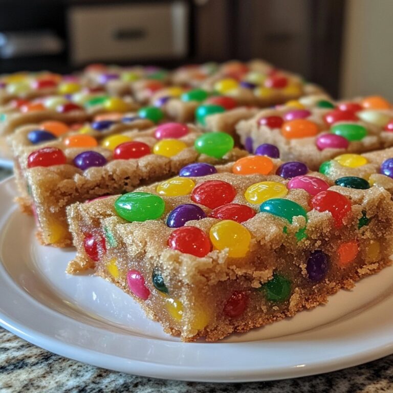 Barras de Galleta de Azúcar con Jelly Bean