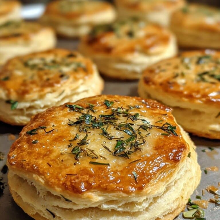 Galletas de mantequilla de hierbas de primavera