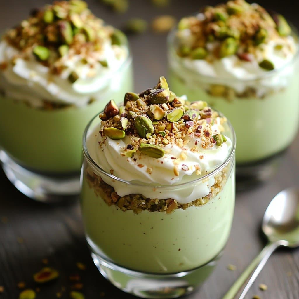 Parfaits de Pudding de Pistacho