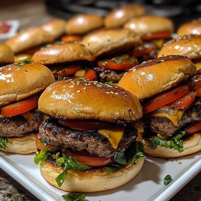Mini hamburguesas All-American para el Día de los Caídos