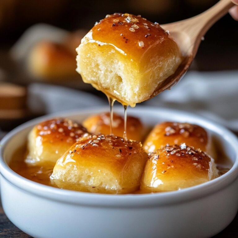 Rollos de Cena con Mantequilla y Miel
