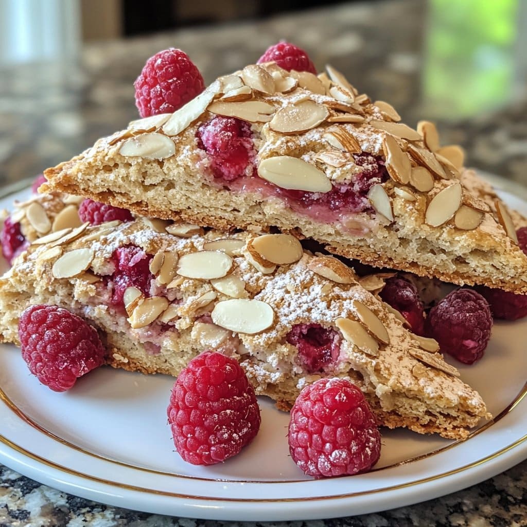 Scones de Frambuesa y Almendra