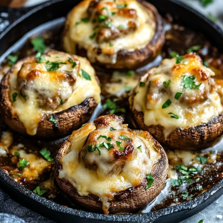 Receta de Champiñones Rellenos de Pavo y Queso