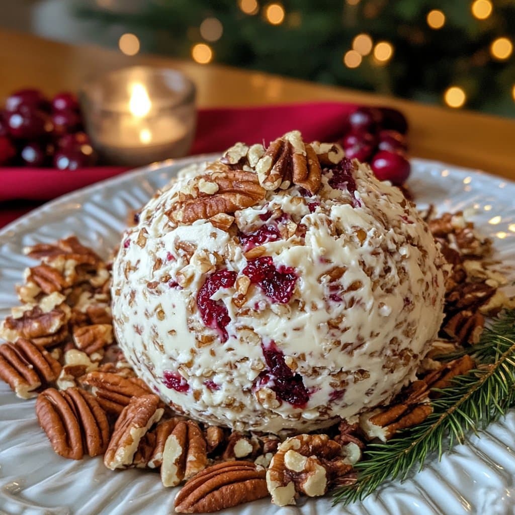 Receta de Bola de Queso con Arándanos y Nueces: Un Delicioso Manjar