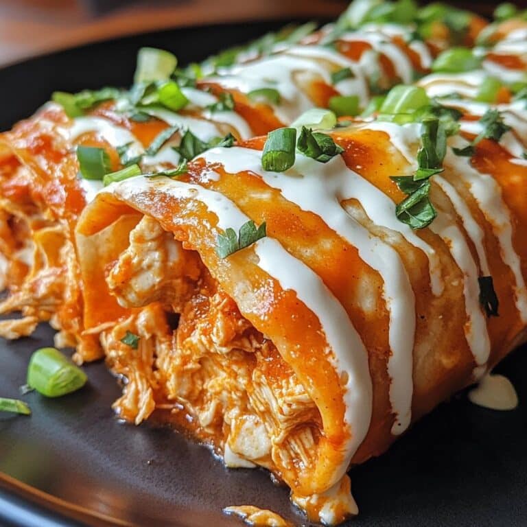 Receta de Enchiladas de Pollo Buffalo: Picantes y Deliciosas