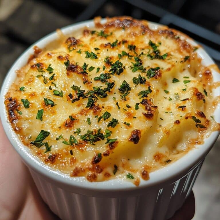 Gratín de Patatas con Hierbas y Queso Receta