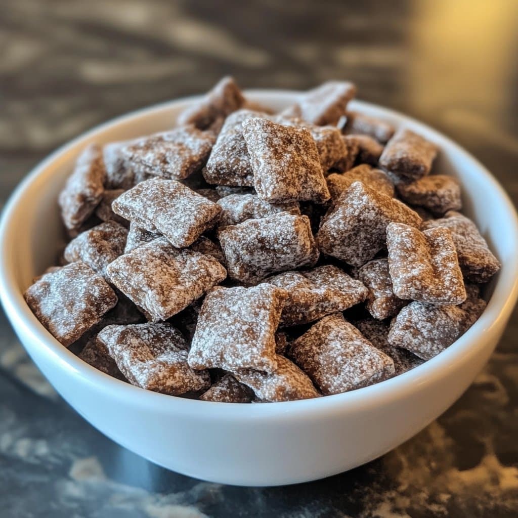 Receta de Butterfinger Puppy Chow: Un Dulce Aperitivo Delicioso