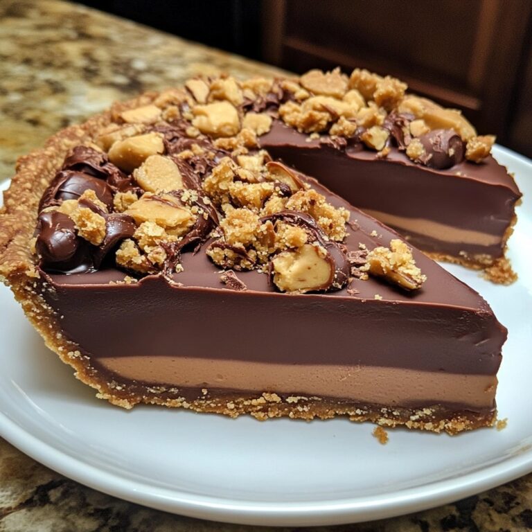 Receta de Tarta Crujiente de Mantequilla de Maní y Chocolate