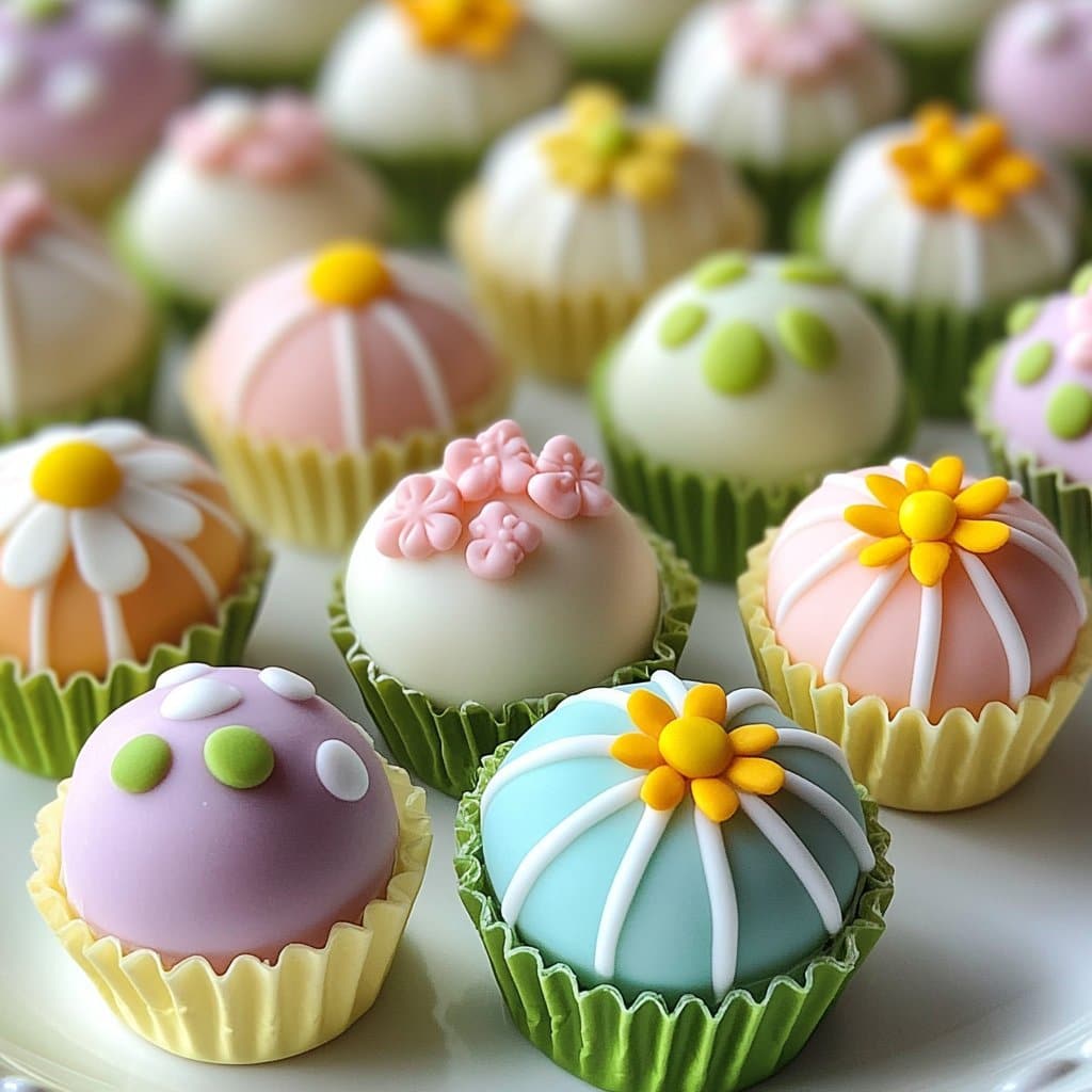 Bombones de mazapán de Pascua