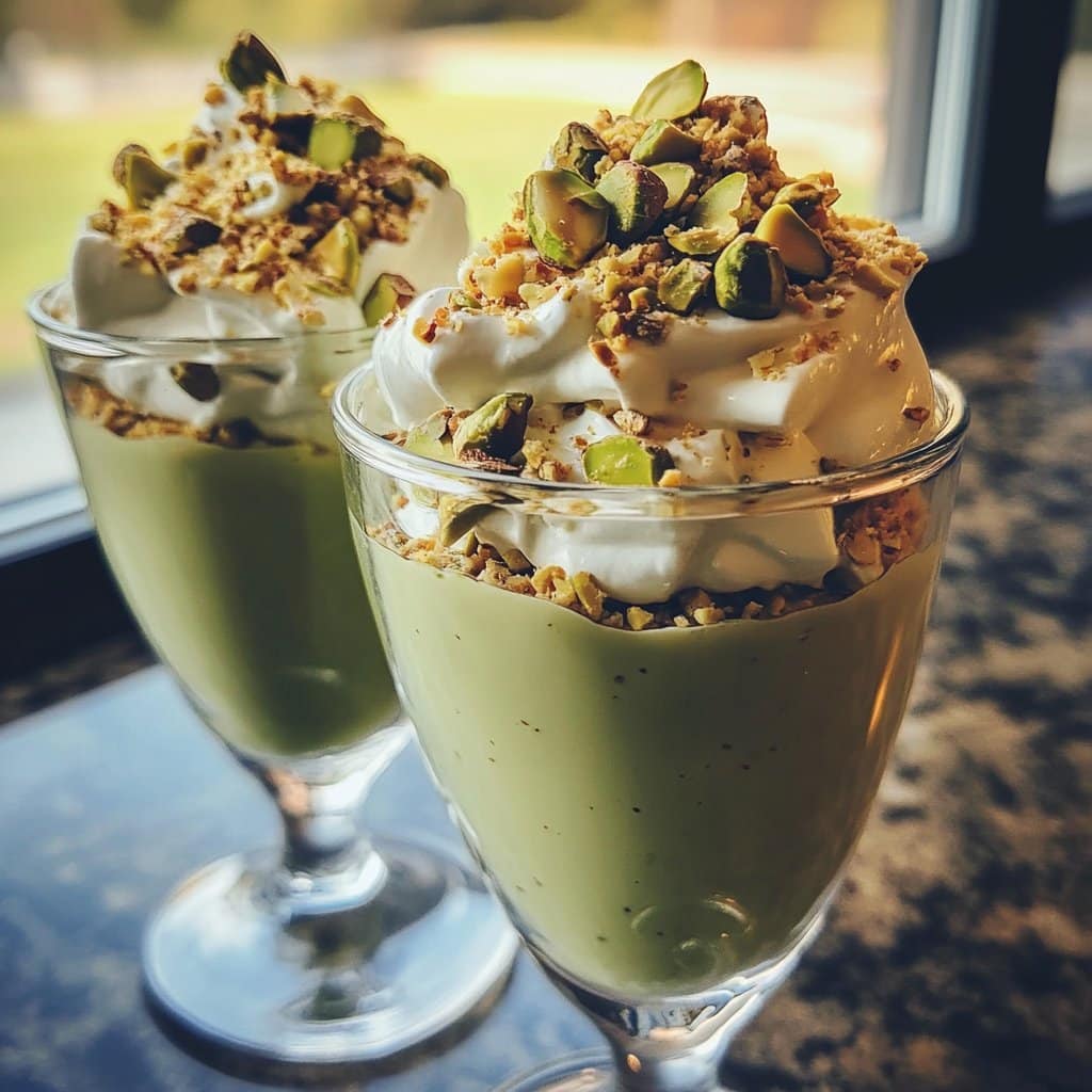 Parfaits de Pudding de Pistacho