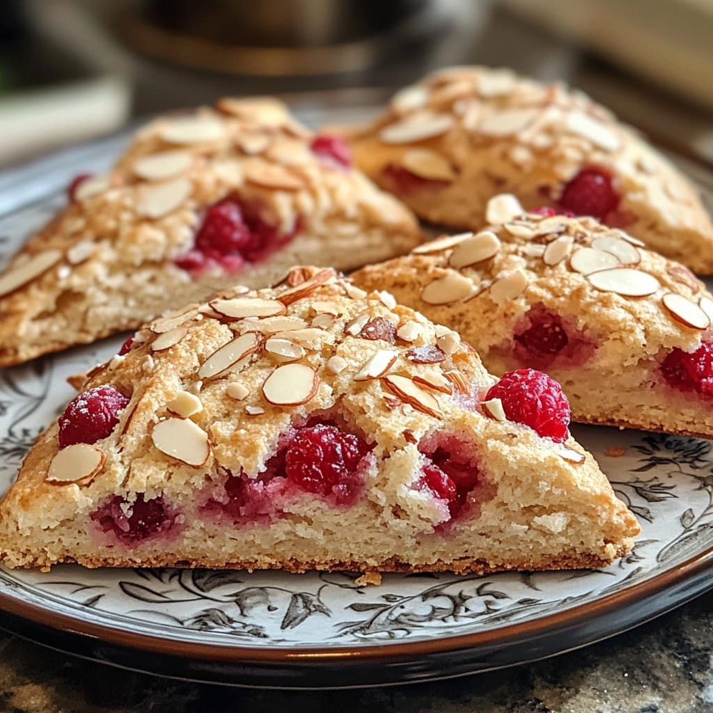 Scones de Frambuesa y Almendra