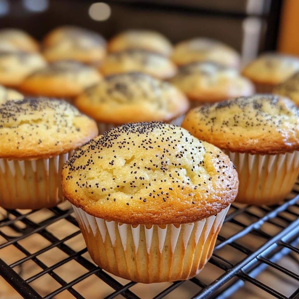 Muffins de Limón y Semillas de Amapola