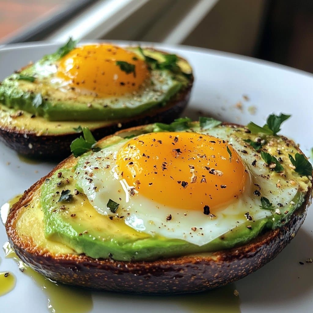 Huevos al Horno con Aguacate