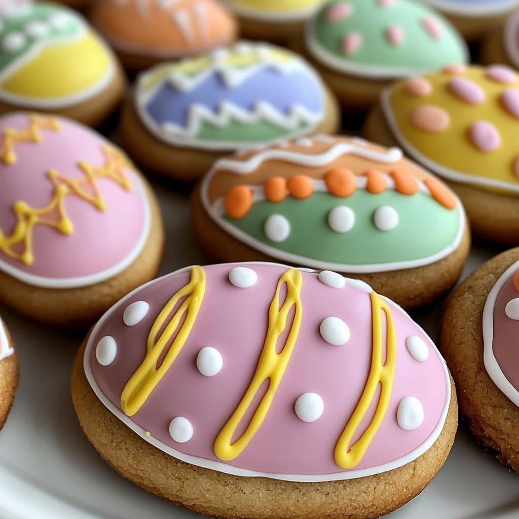 Galletas de azúcar de huevo de Pascua