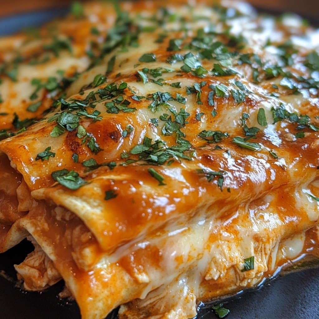 Receta de Enchiladas de Pollo Buffalo: Picantes y Deliciosas