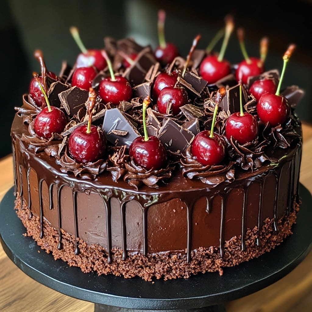 Pastel de Sueño de Cereza y Chocolate: Un Delicioso Capricho