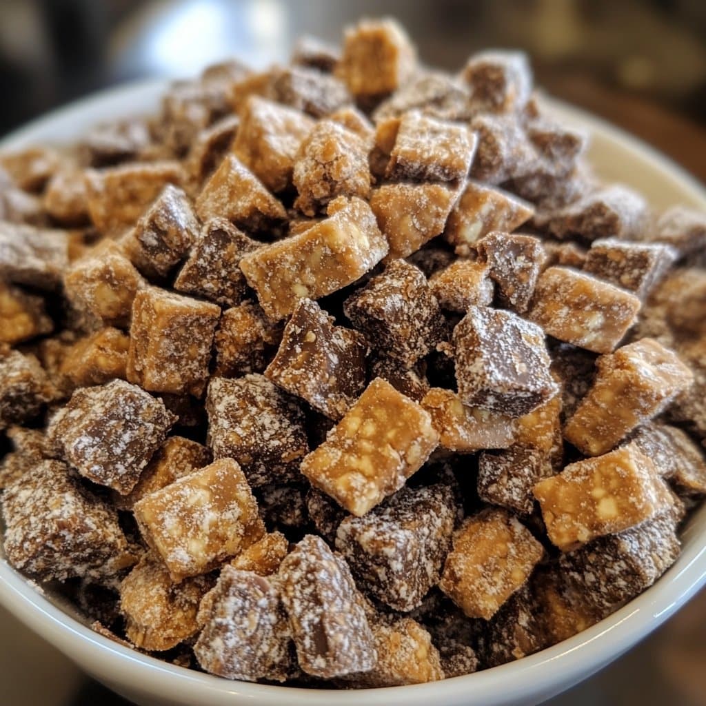 Receta de Butterfinger Puppy Chow: Un Dulce Aperitivo Delicioso