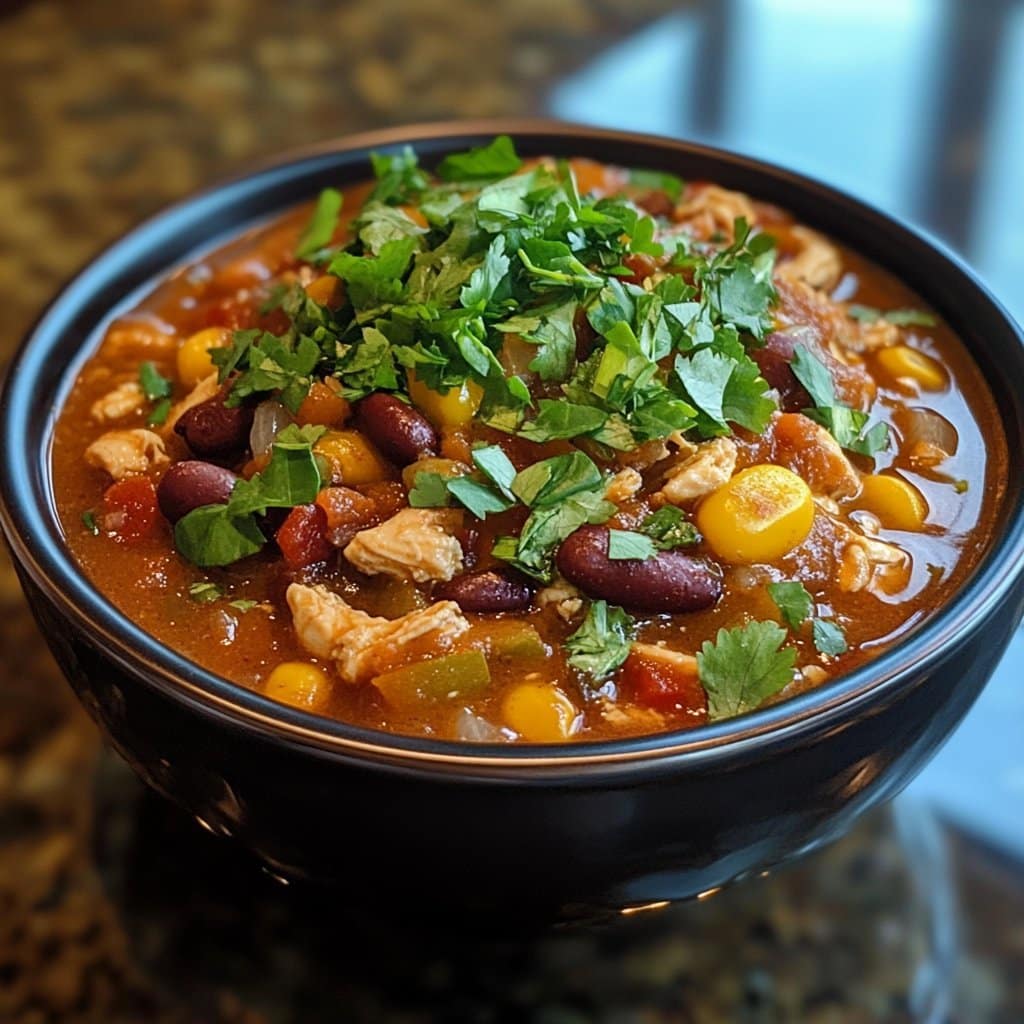 Receta de Chili de Pollo Crack en Olla de Cocción Lenta – Fácil y Delicioso