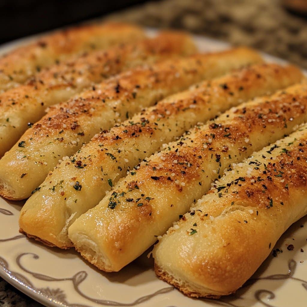 Receta casera de palitos de pan al estilo Olive Garden