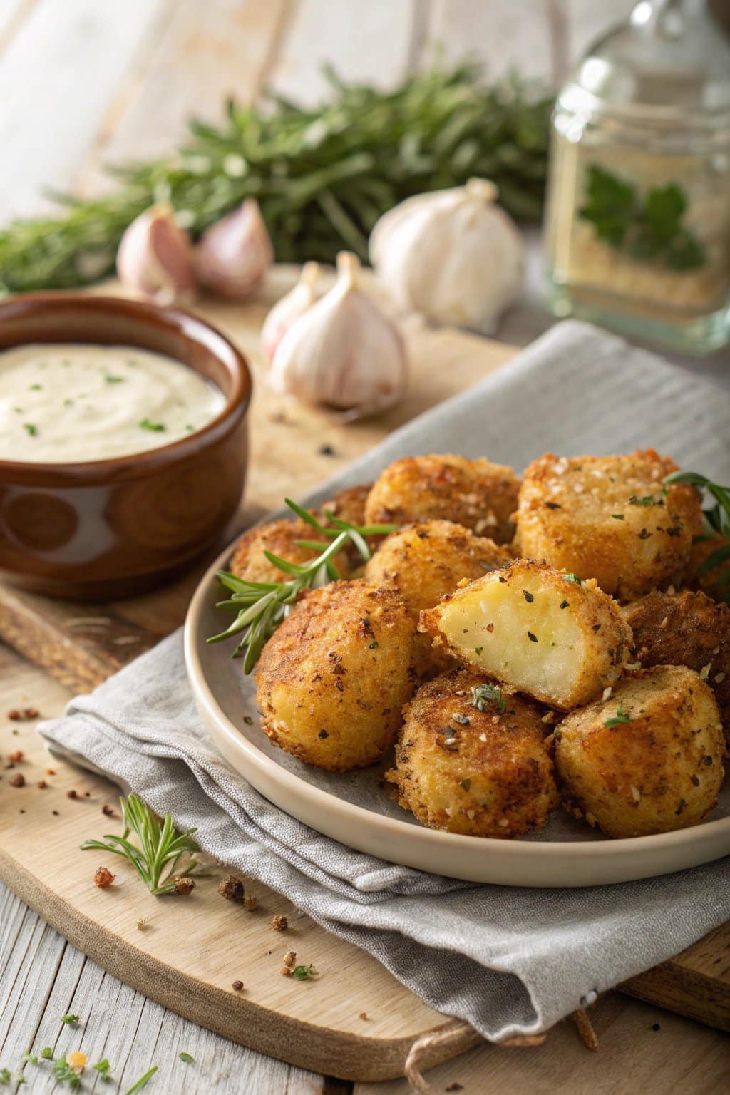 Receta definitiva de cena de papas crujientes con parmesano