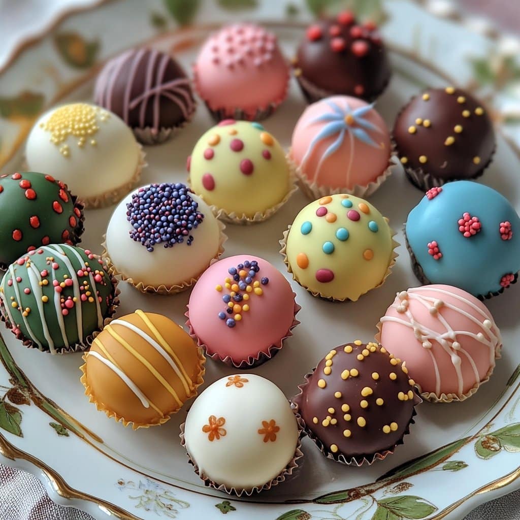 Bombones de mazapán de Pascua