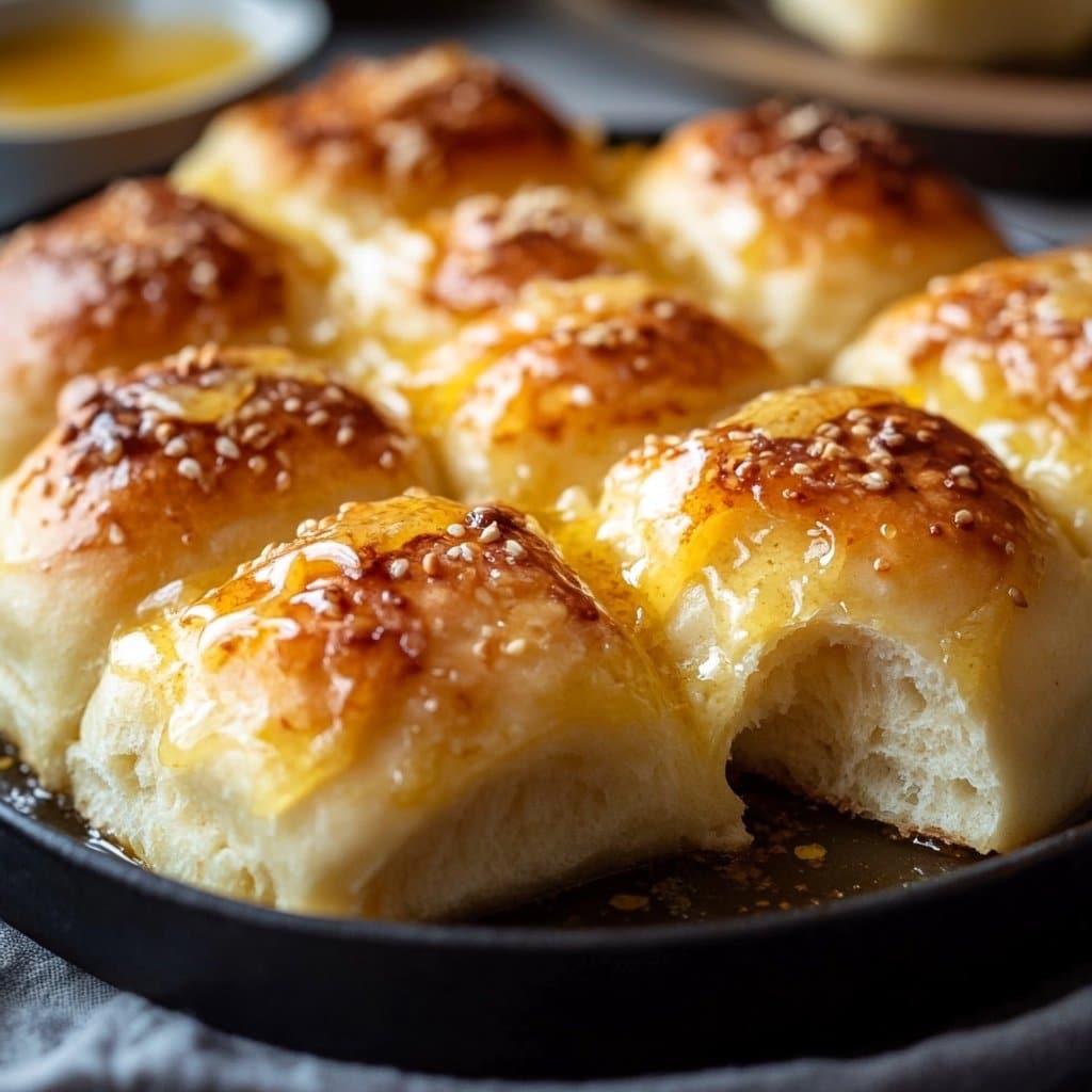 Rollos de Cena con Mantequilla de Miel