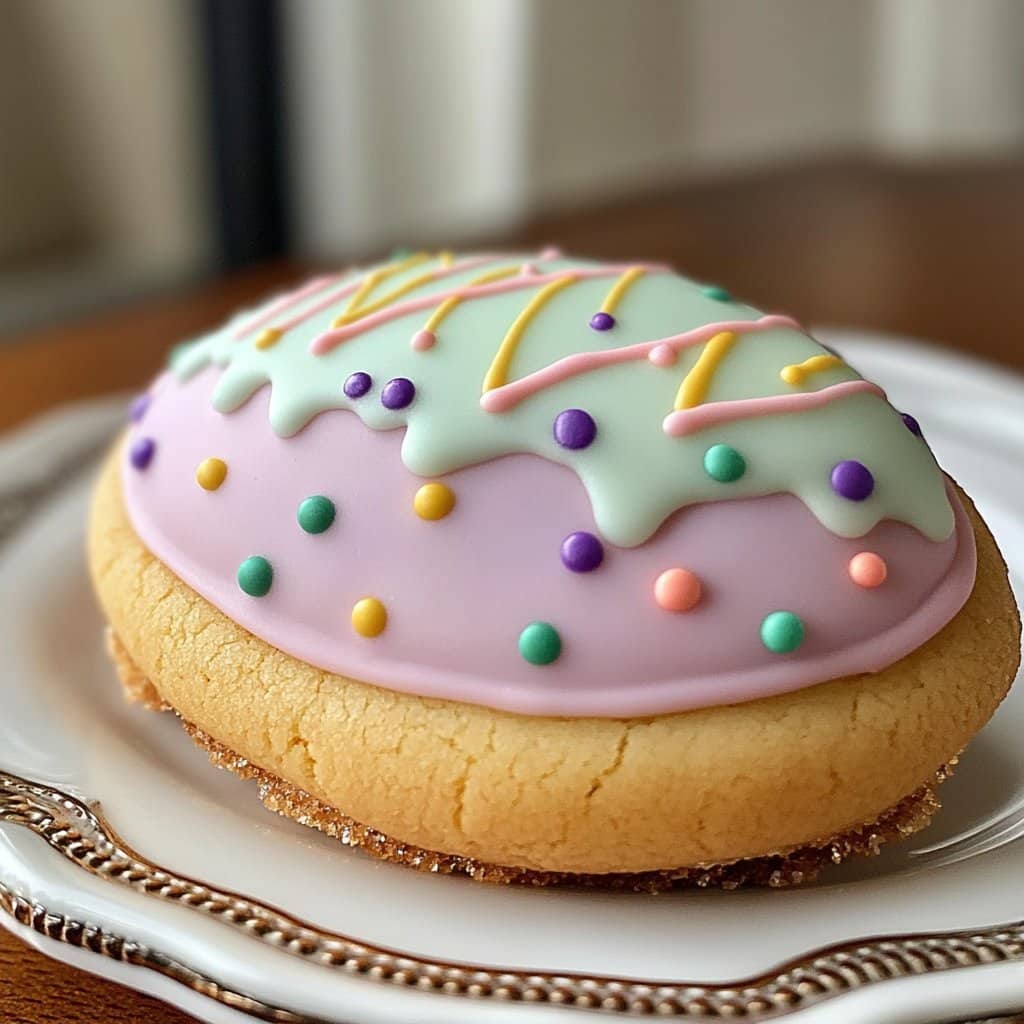 Galletas de azúcar de huevo de Pascua