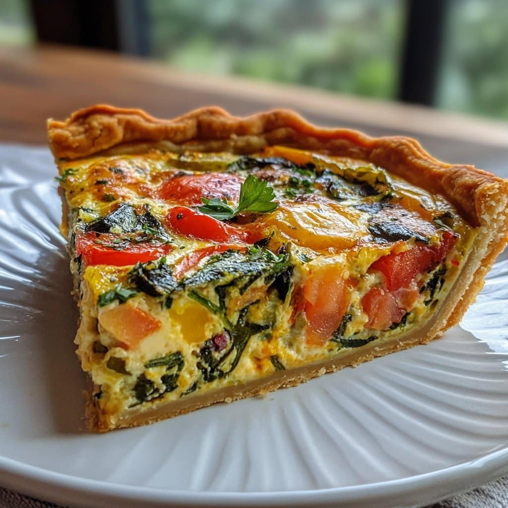 Quiche de Verduras de Primavera