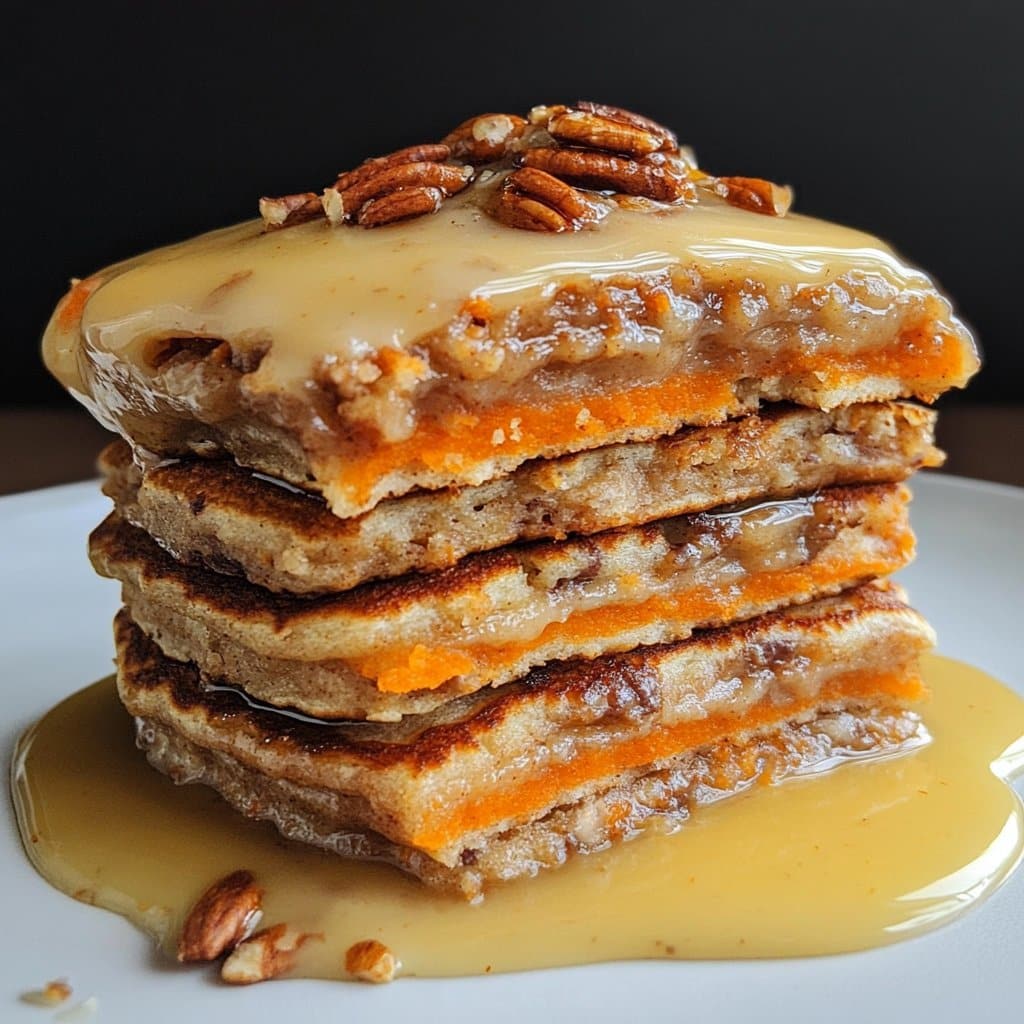 Panqueques de pastel de zanahoria