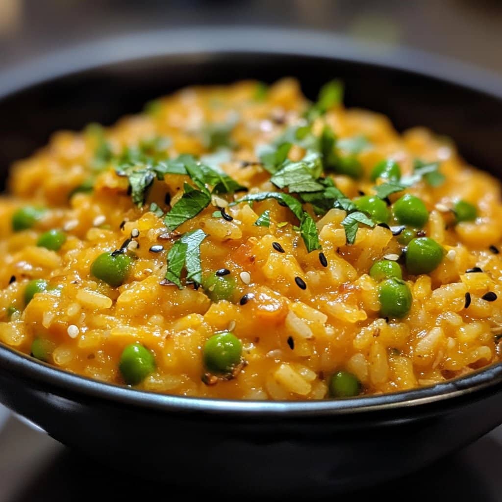 Receta de Risotto de Guisantes de Primavera y Espárragos
