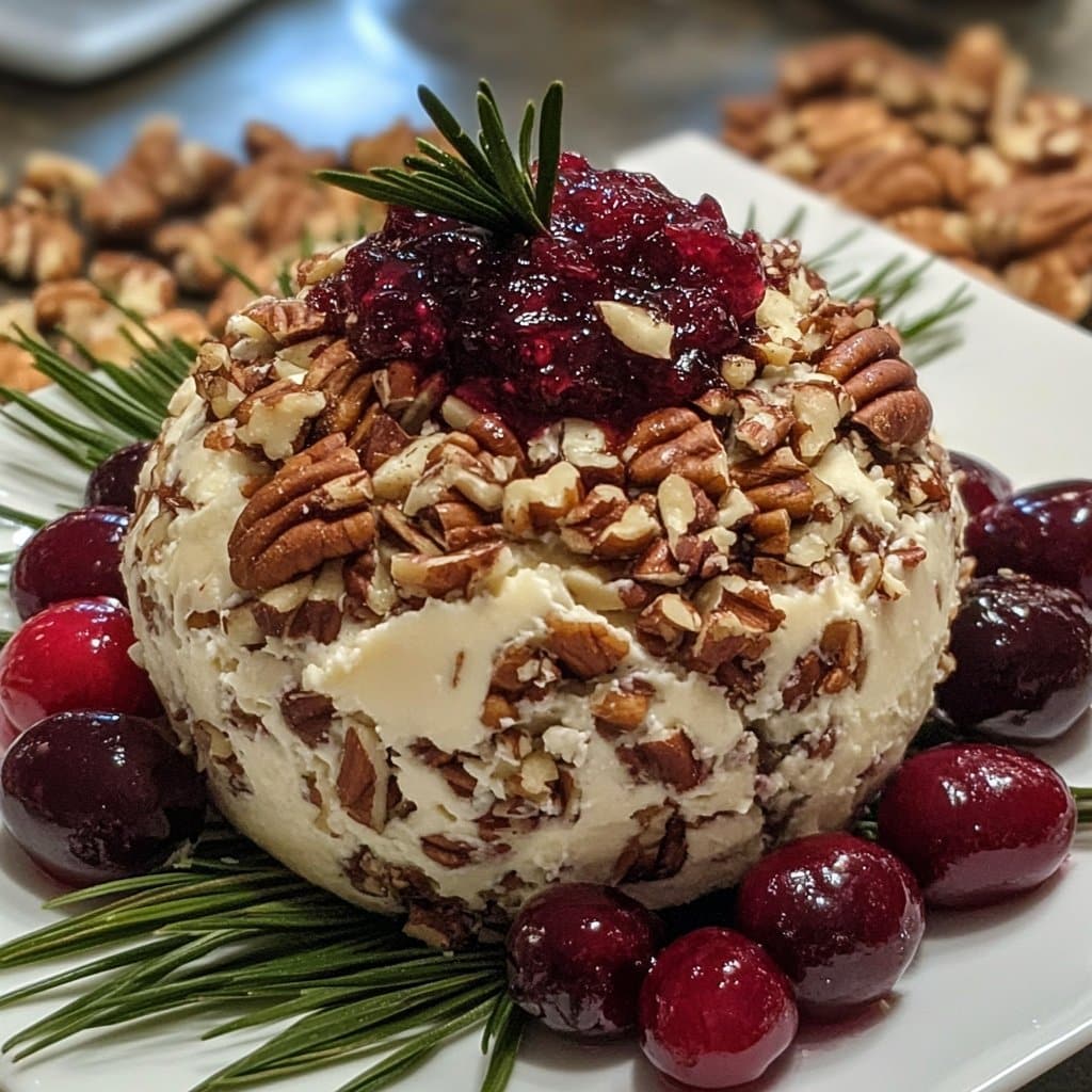 Receta de Bola de Queso con Arándanos y Nueces: Un Delicioso Manjar