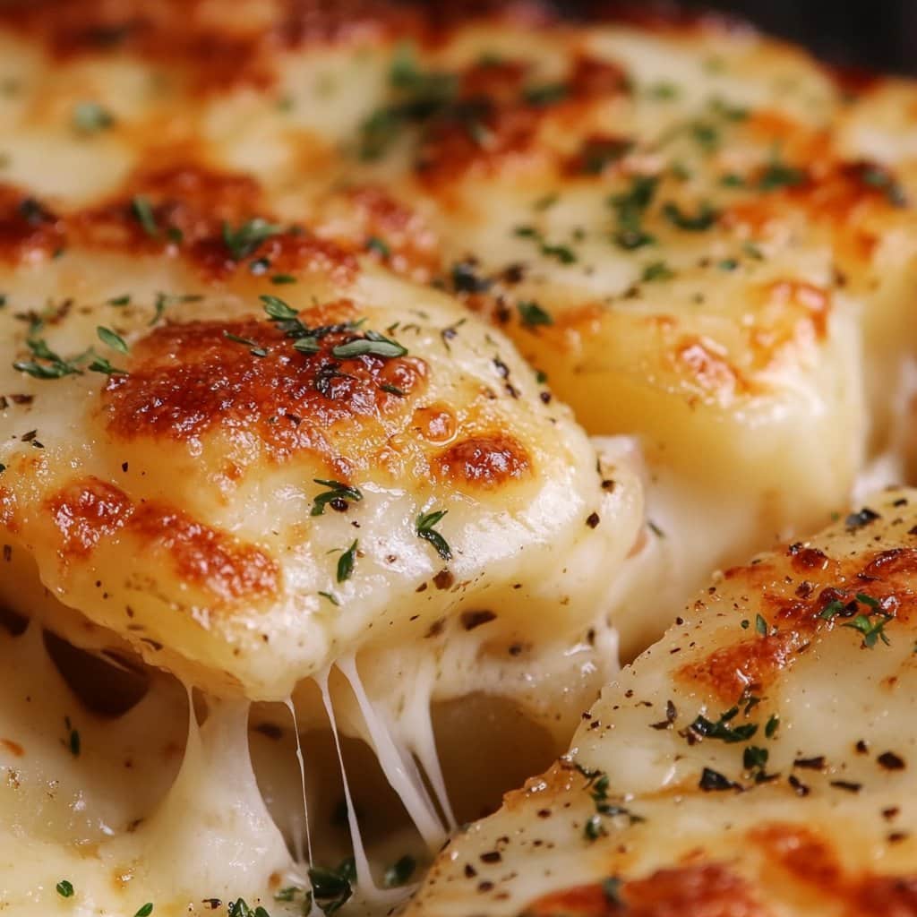 Gratín de Patatas con Hierbas y Queso Receta