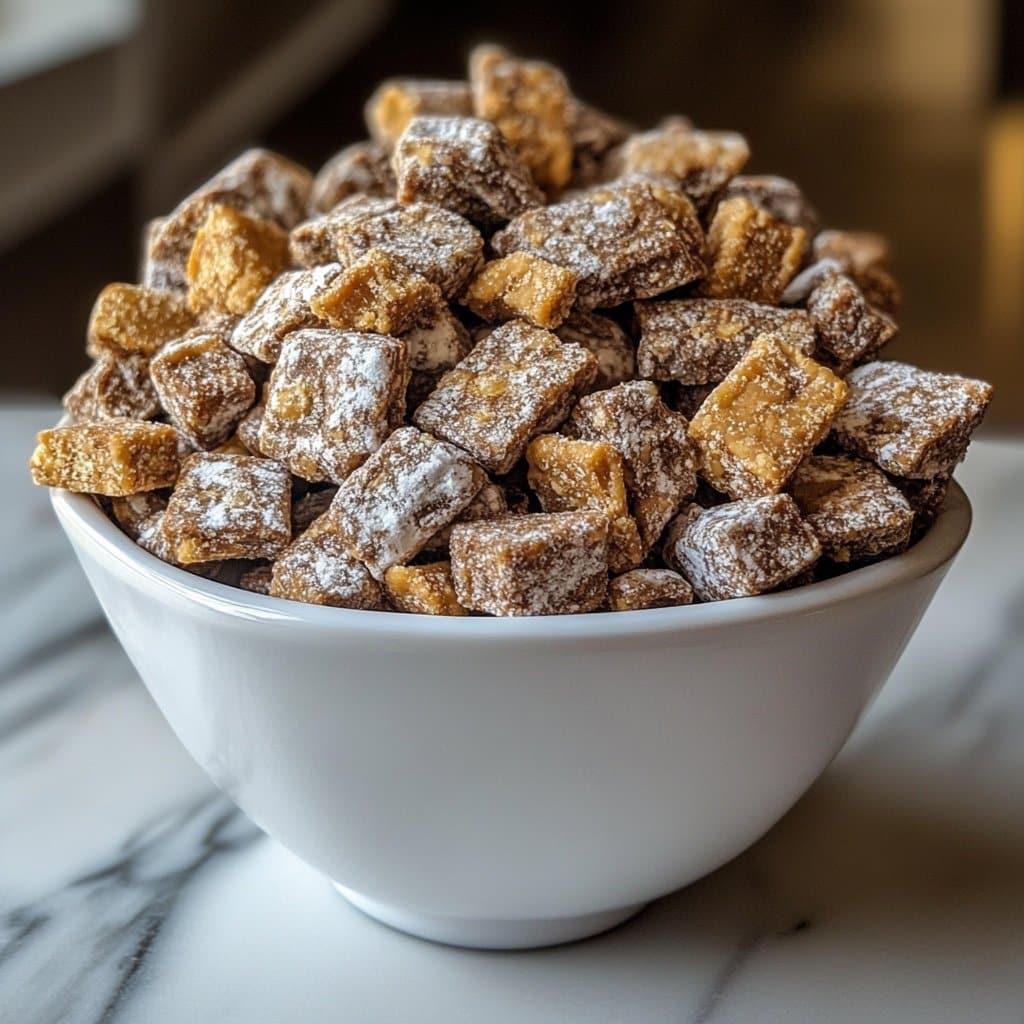 Receta de Butterfinger Puppy Chow: Un Dulce Aperitivo Delicioso