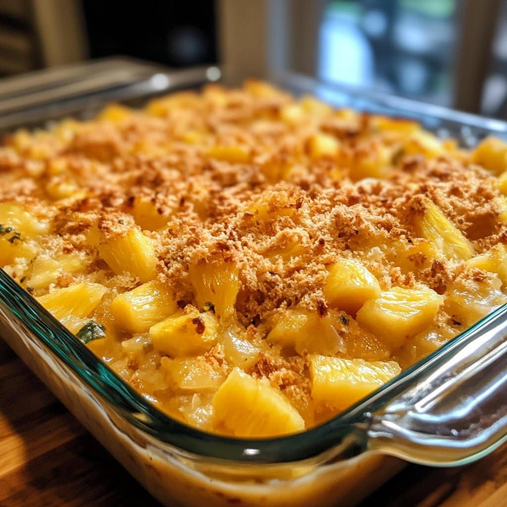 Receta de Cazuela de Piña: Delicia Dulce y Salada