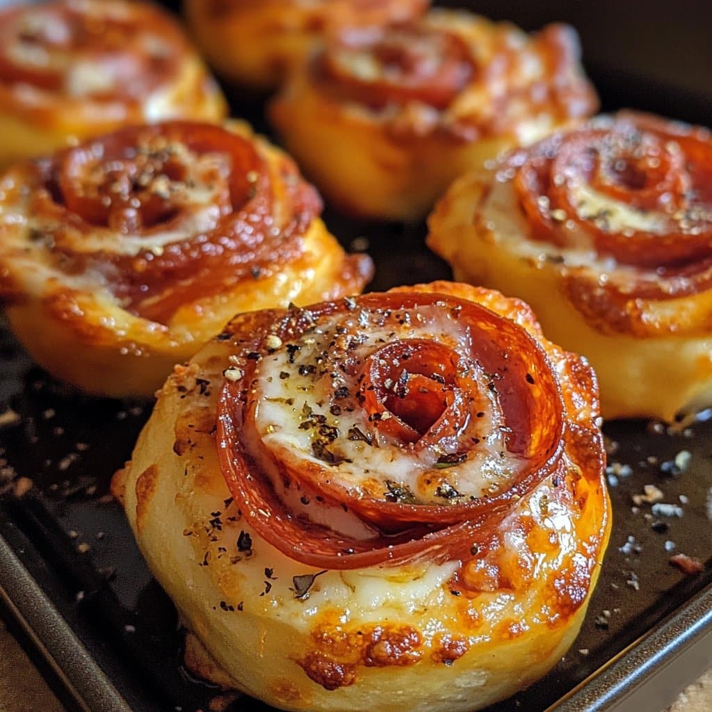 Receta de Rollitos de Pizza de Pepperoni con Salsa de Tomate – Un Giro Delicioso