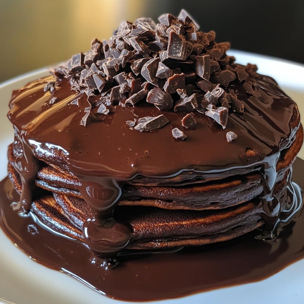 Receta de Panqueques Esponjosos de Chocolate para Amantes del Desayuno