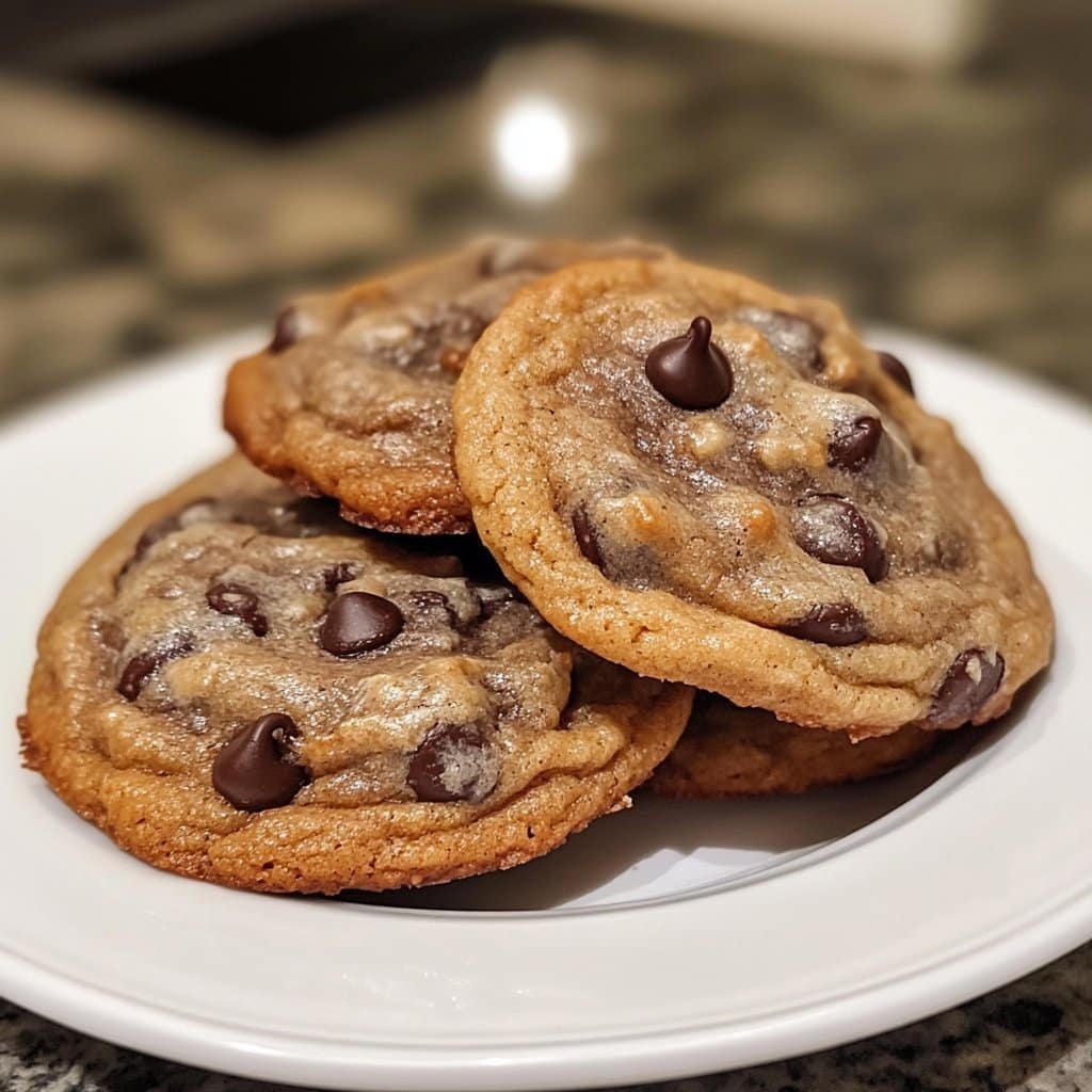 Receta de Galletas Suaves y Masticables de Plátano con Chispas de Chocolate