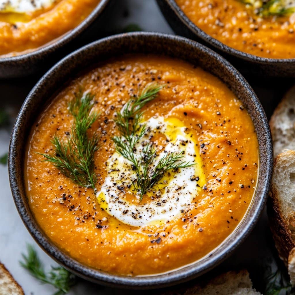 Sopa de Zanahoria y Jengibre