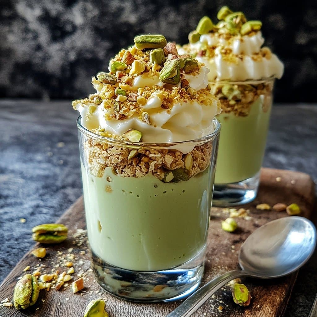Parfaits de Pudding de Pistacho