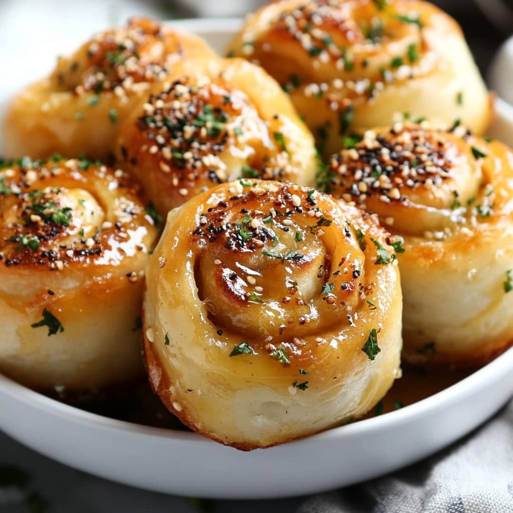 Rollos de Cena con Mantequilla de Miel