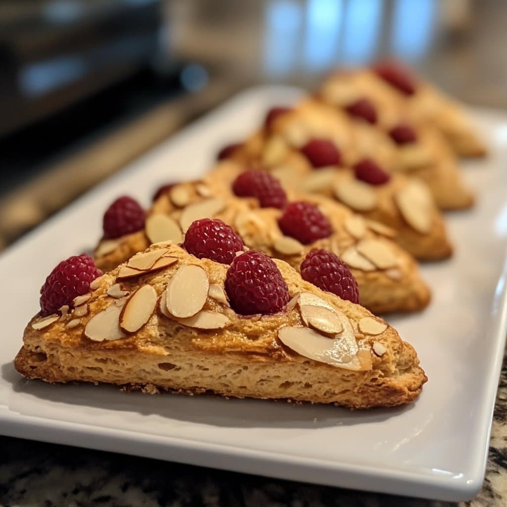 Scones de Frambuesa y Almendra
