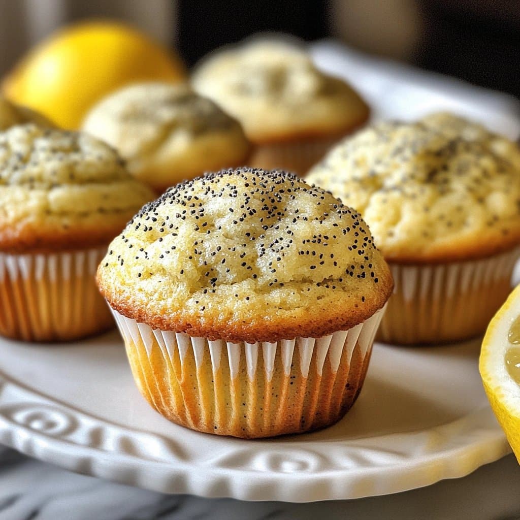 Muffins de Limón y Semillas de Amapola