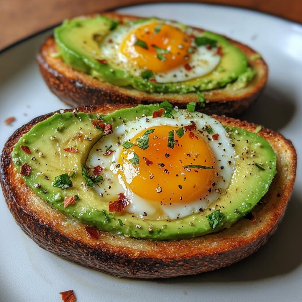 Huevos al Horno con Aguacate