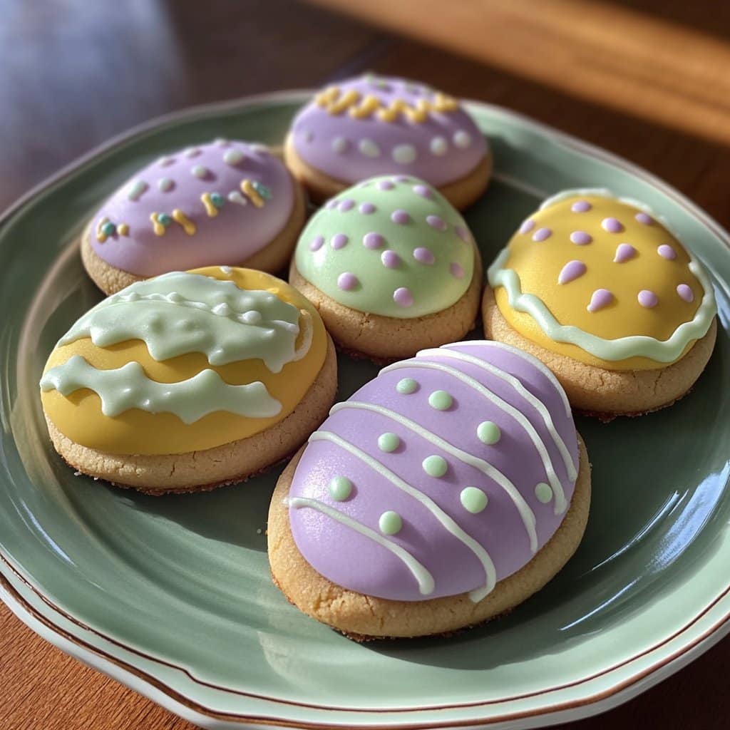 Galletas de azúcar de huevo de Pascua