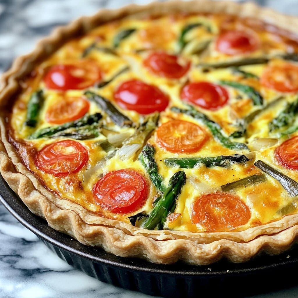 Quiche de Verduras de Primavera