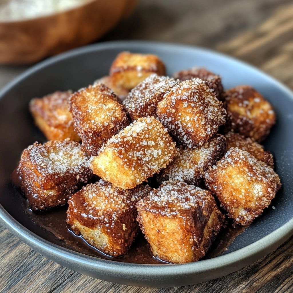 Bocaditos de Churro Saludables en Freidora de Aire: Un Giro Delicioso