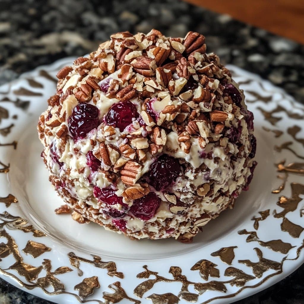 Receta de Bola de Queso con Arándanos y Nueces: Un Delicioso Manjar