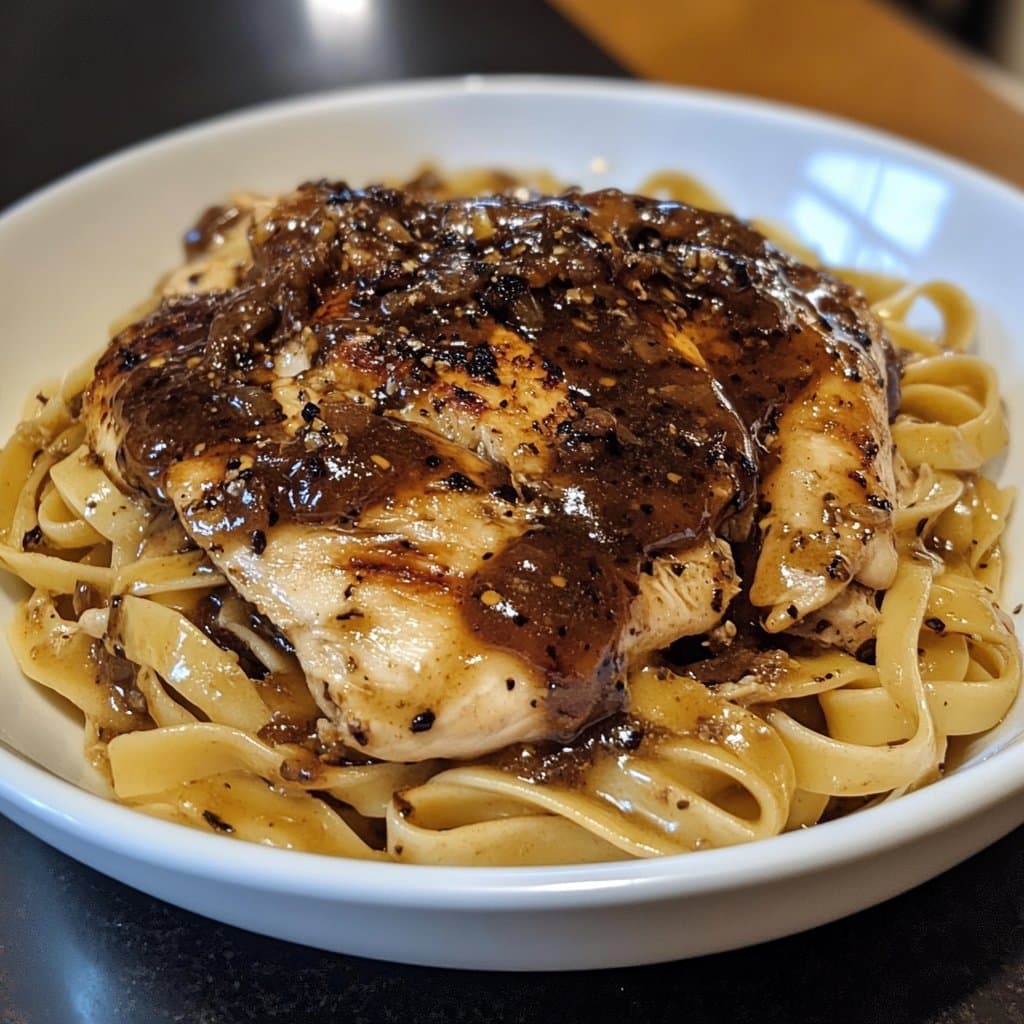 Receta de Fettuccine con Pollo Marsala | Plato Clásico Italiano